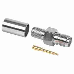 RP SMA Jack crimp Connector for RG58 LMR195 cables