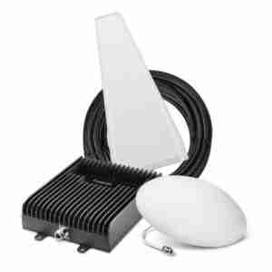 SureCall Fusion5X 2.0 Voice and LTE Signal Booster Kit for Large Buildings - Yagi/Ultra-Thin